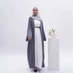 Women Abaya Open Kimono Long Robes