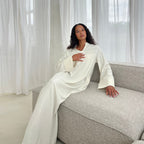 Loose-fitting Casual Solid Color Abaya