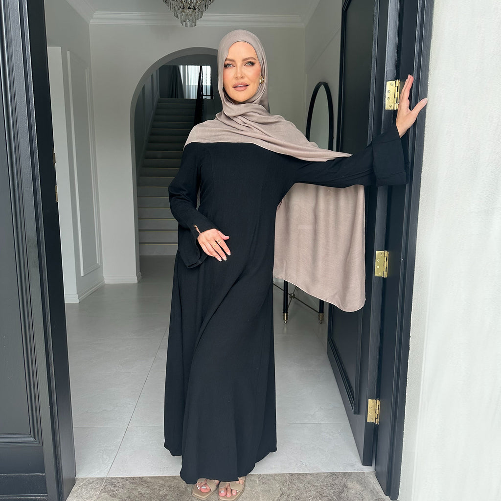 Adjustable Waist Dress Abaya