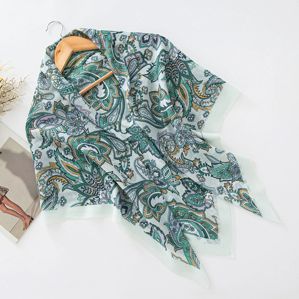 100 Color Wave Printed Hijab 1-25