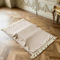 Extra Thick Plush Prayer Rug with Knee Cushion - Nude