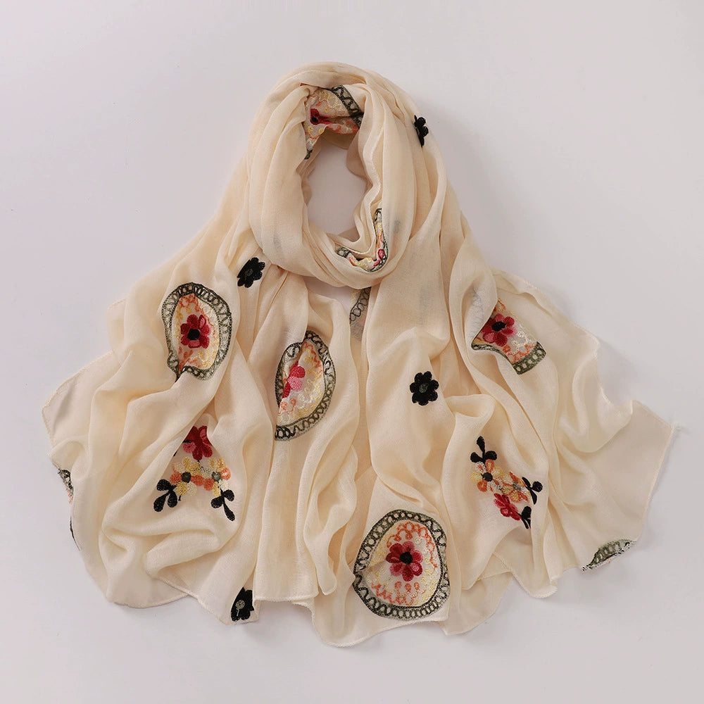 Bohemian Embroidered Hijab