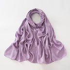 حجاب مخملي بلون واحد من سكاي فيلفيت