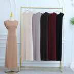 Solid Color Sleeveless Inner Dress