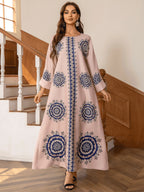 Elegant Pink Kaftan