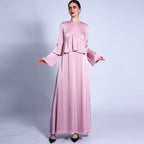 Double Layered Flared Sleeve Dress