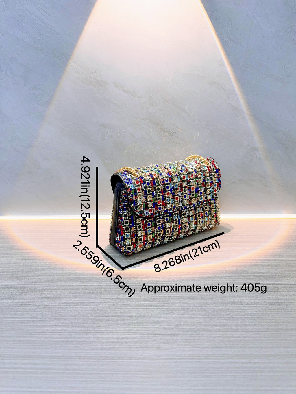 Crossbody Crystals Rhinestone Clutch Handbags