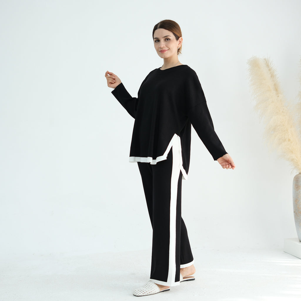 2 Pcs Thickened Knitted Set