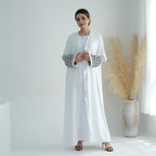 Cotton Embroidery Tassel Abaya