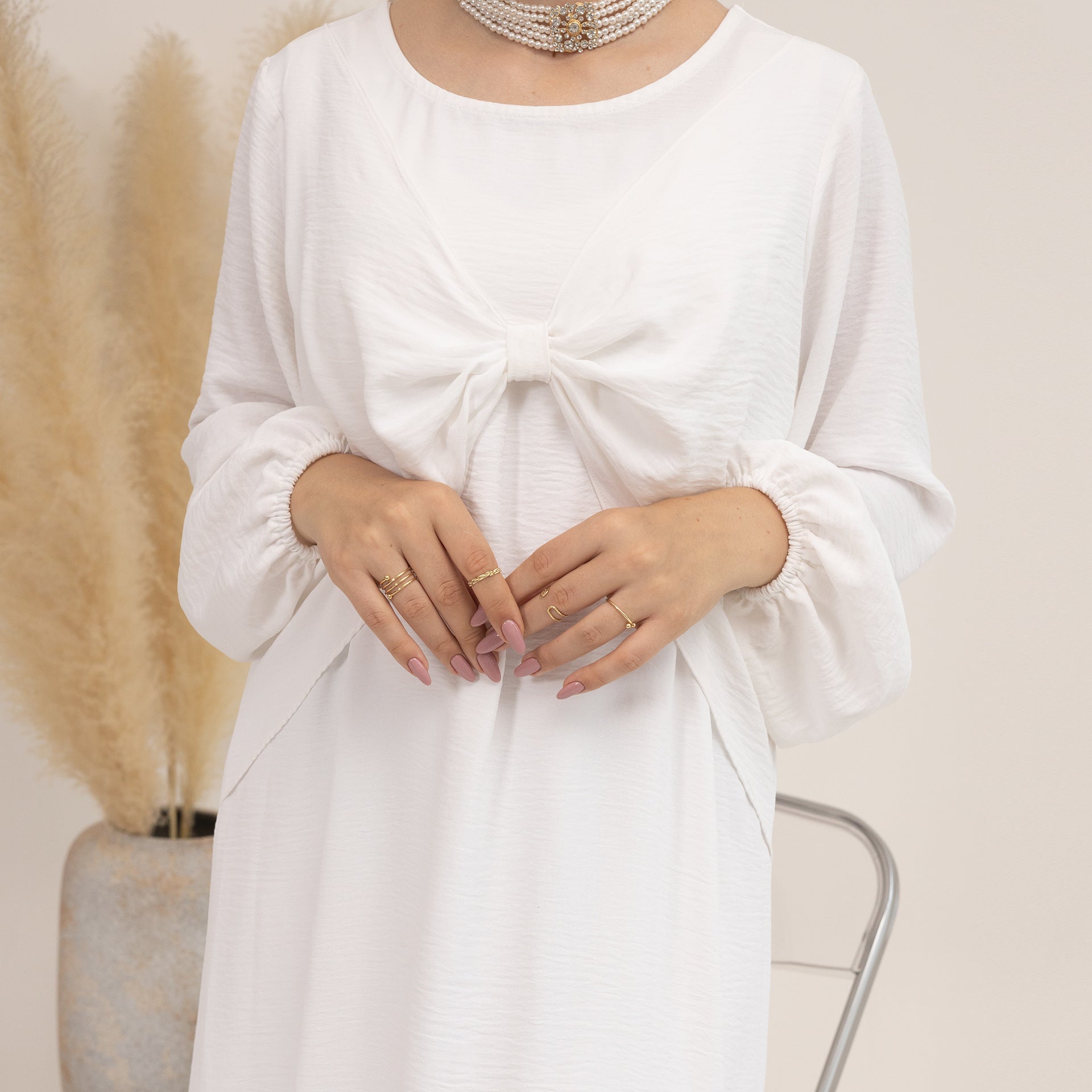 عباية بلون سادة