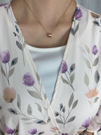 Printed Batsleeved Cardigan Abaya