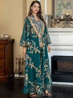 Vintage Floral Kaftan 2 Piece