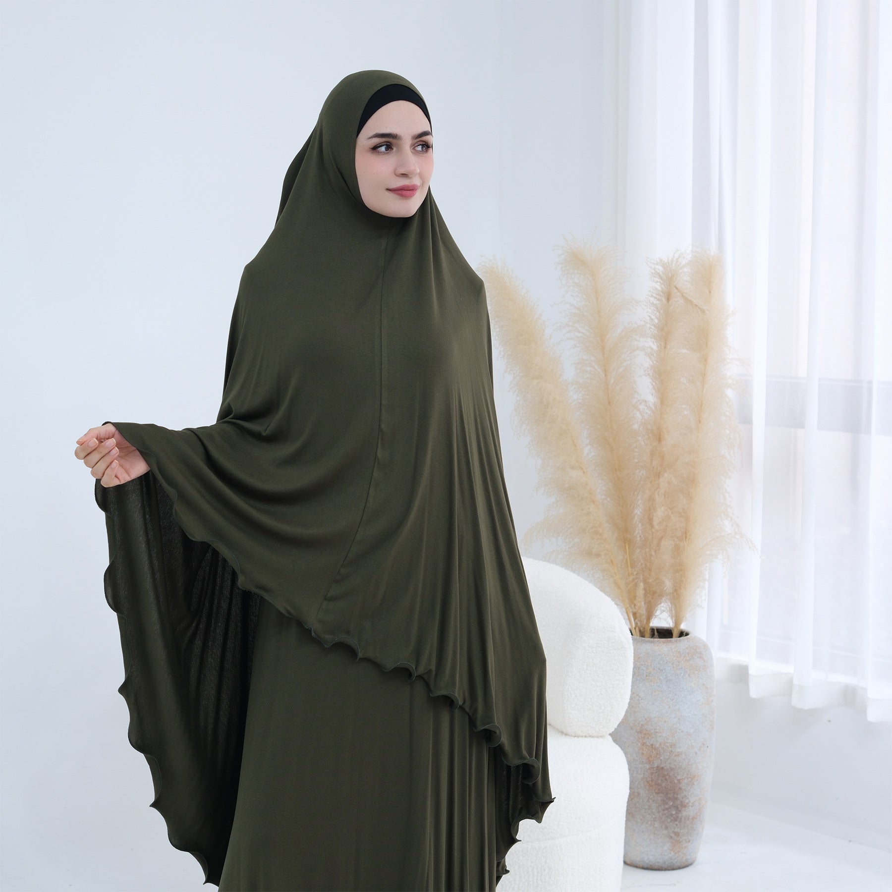 Solid Color Overhead Jilbab