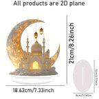 Ramadan Desktop Ornament Moon Castle
