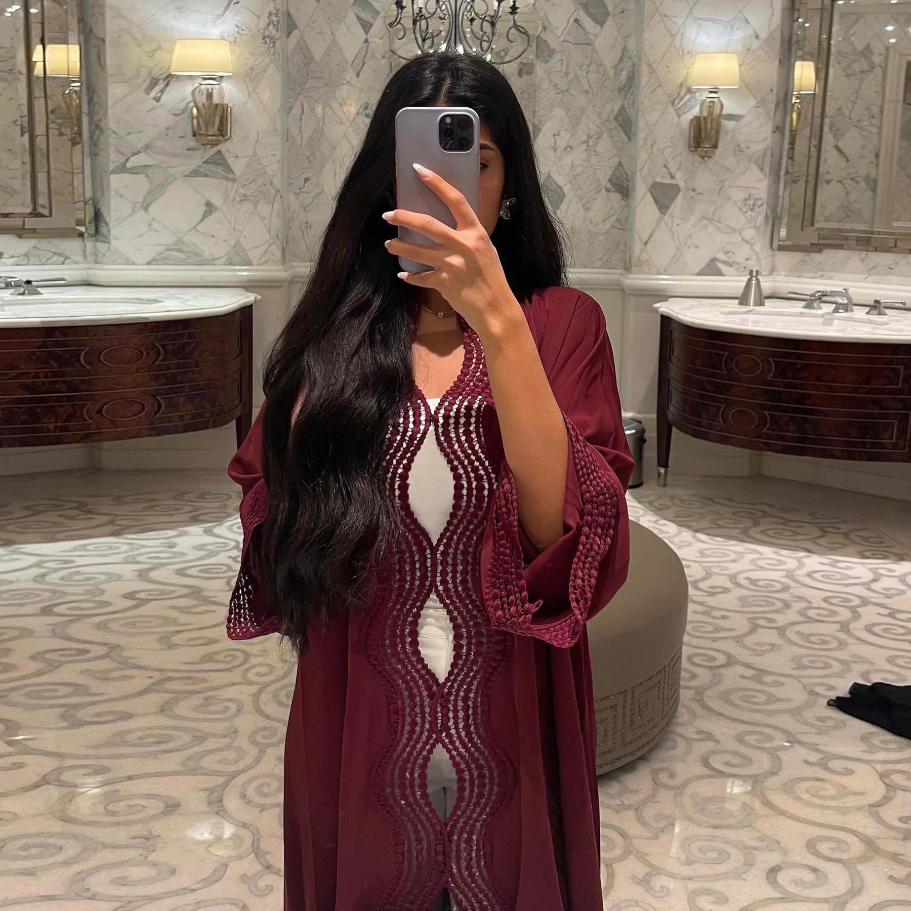 Morocco Prayer Elegant Open Abayas