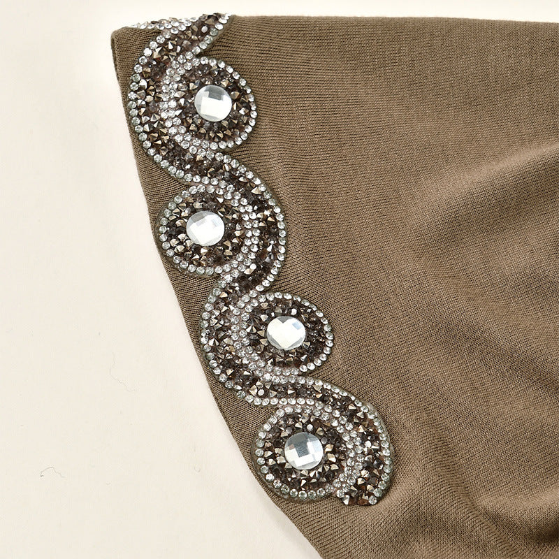 Cotton Elastic Strap Hijab