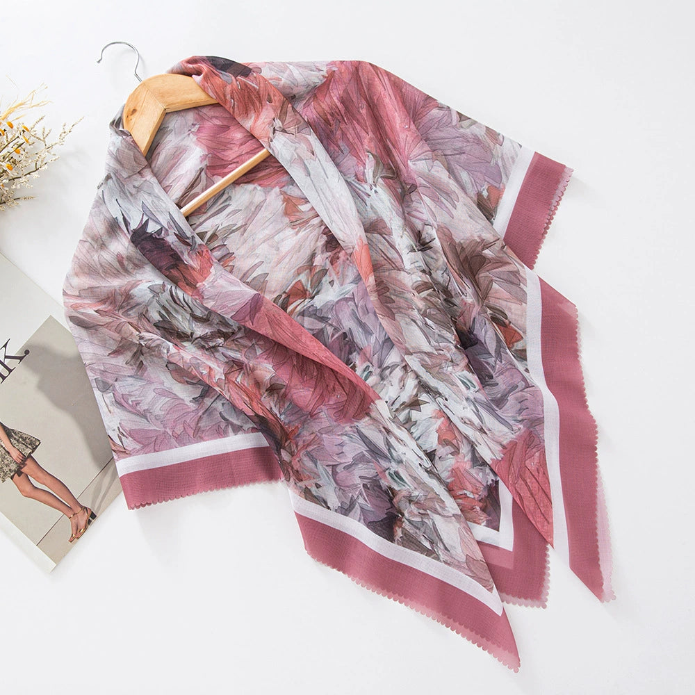 100 Color Wave Printed Hijab 1-25