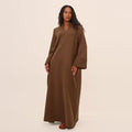 Loose-fitting Casual Solid Color Abaya