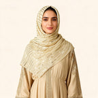 Plain Crinkle Long Hijab Scarf
