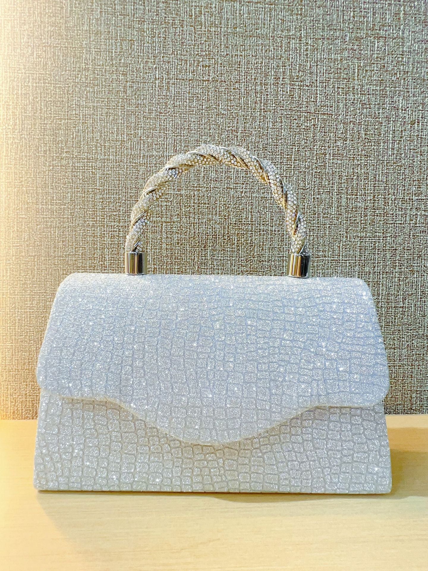 Ladies Rhinestone Glitter Handbag