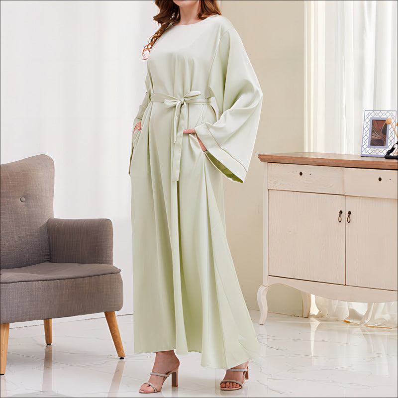 فستان رمضان مع حزام 