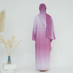 Gradient Color Star Abaya