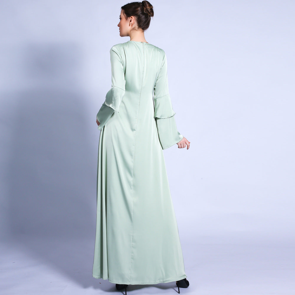 Double Layered Flared Sleeve Dress