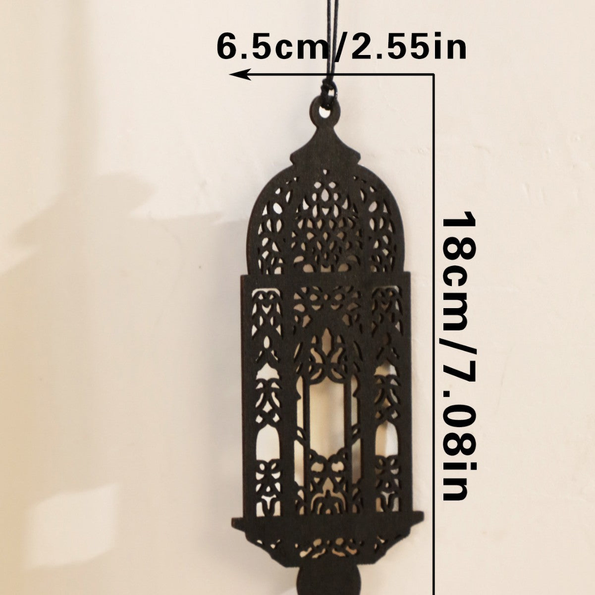 Ramadan Moon Star Wooden Hanging Decor