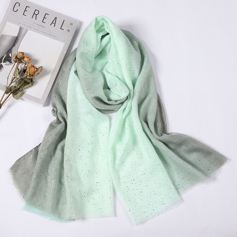 Lightweight Cotton Gradient Hijab