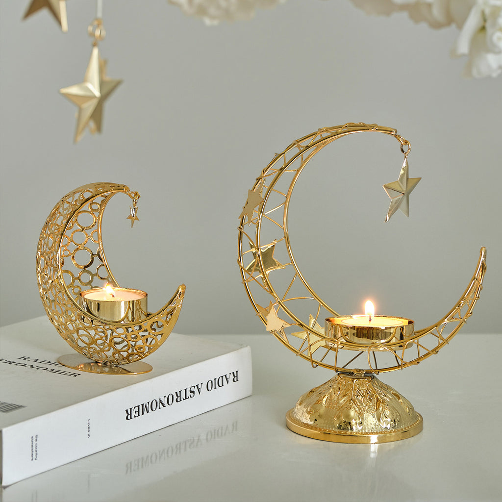 Ramadan Crescent Metal Incense Burner Decor