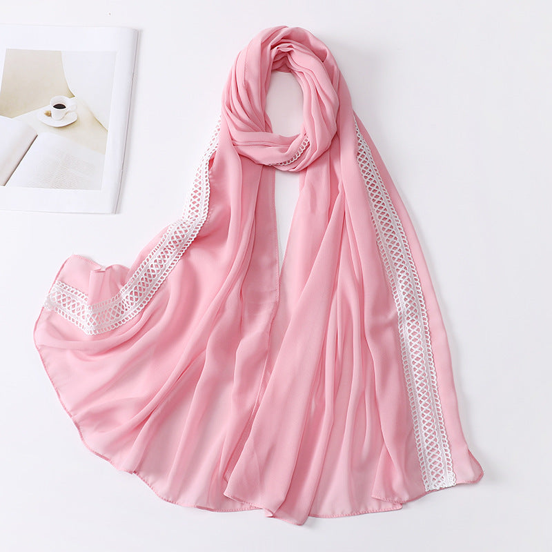 Chiffon Lace Hijab