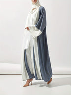 عبايات شيفون بوليجولي مع الحجاب 