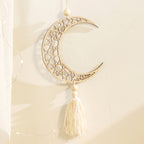 Ramadan Moon Star Wooden Hanging Decor