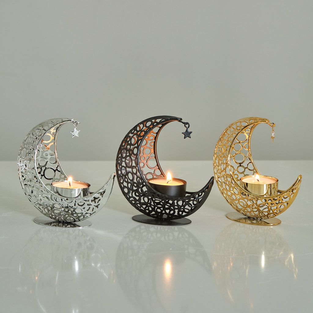 Golden Moon Crescent Incense Holder