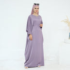 Luxury Rhinestone Embellished Abaya Dress