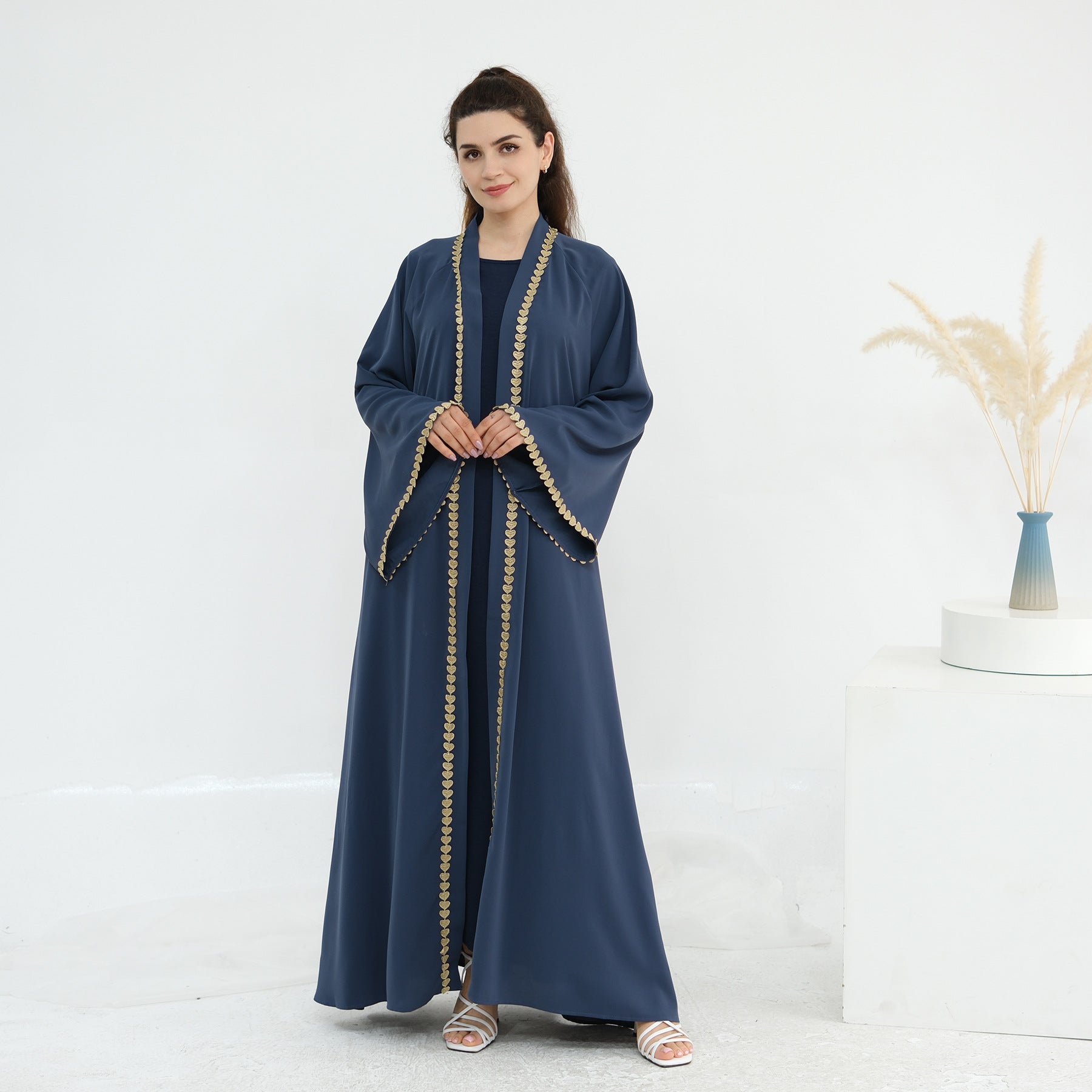 Gold Yoke Abaya