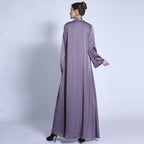 Satin Tassel Pocket Abaya