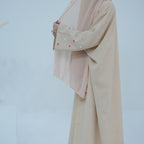 Love Embroidery Abaya with Hijab