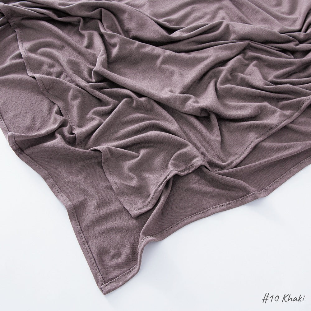 حجاب من القطن والحرير المجعد