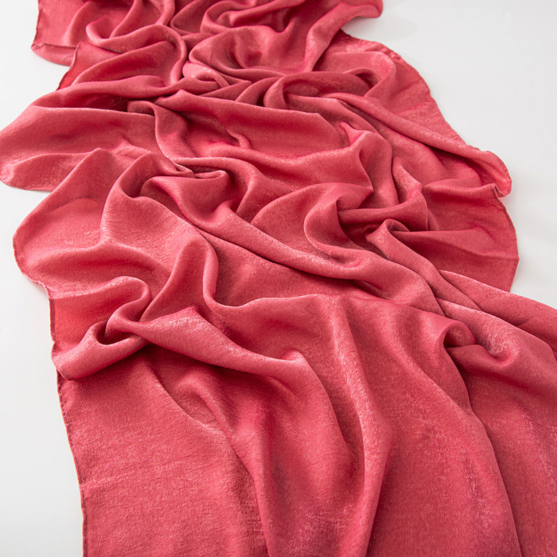 حجاب مخملي بلون واحد من سكاي فيلفيت