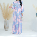 Women  Printed Evening Dress