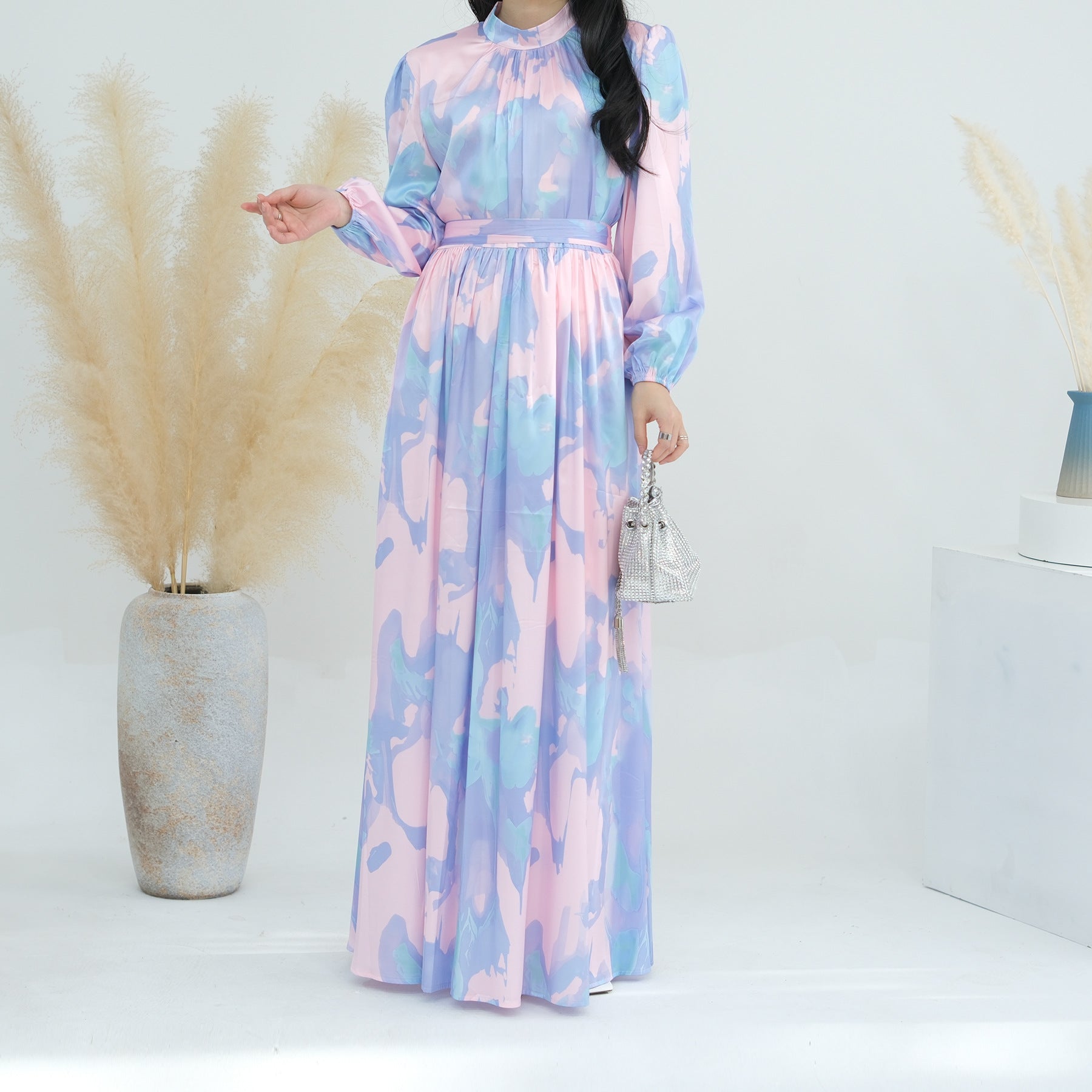 Women  Printed Evening Dress