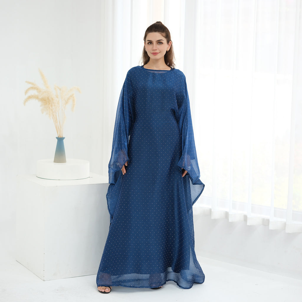 Luxury Sequin Dress 3PCS Abaya