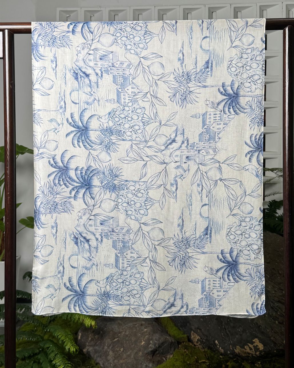 Watercolor Printed Modal Hijab Scarf