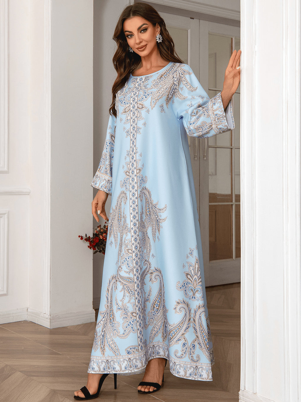 Gorgeous Blue Kaftan