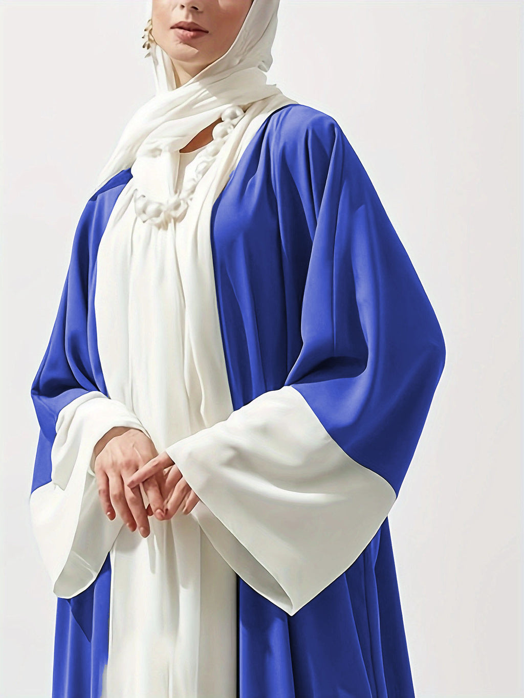 عبايات شيفون بوليجولي مع الحجاب 