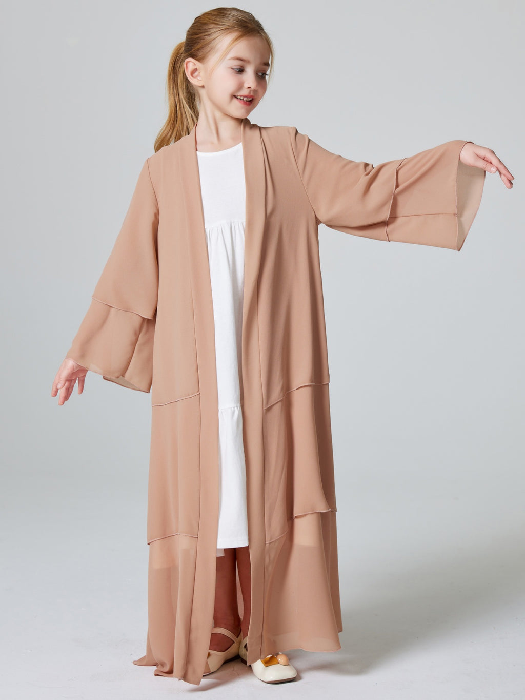 Ramadan Stylish Open Front Abaya Dress