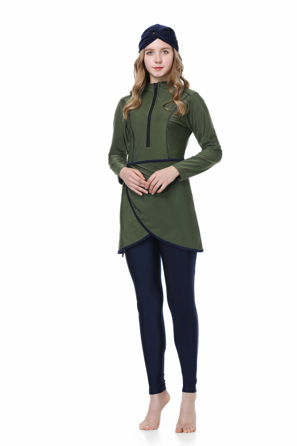 3 Piece Zipper Guard Burkini