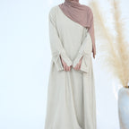 Bow Sleeve Modest Abaya Dress