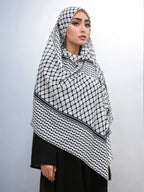 Printed Lattice Chiffon Hijabs